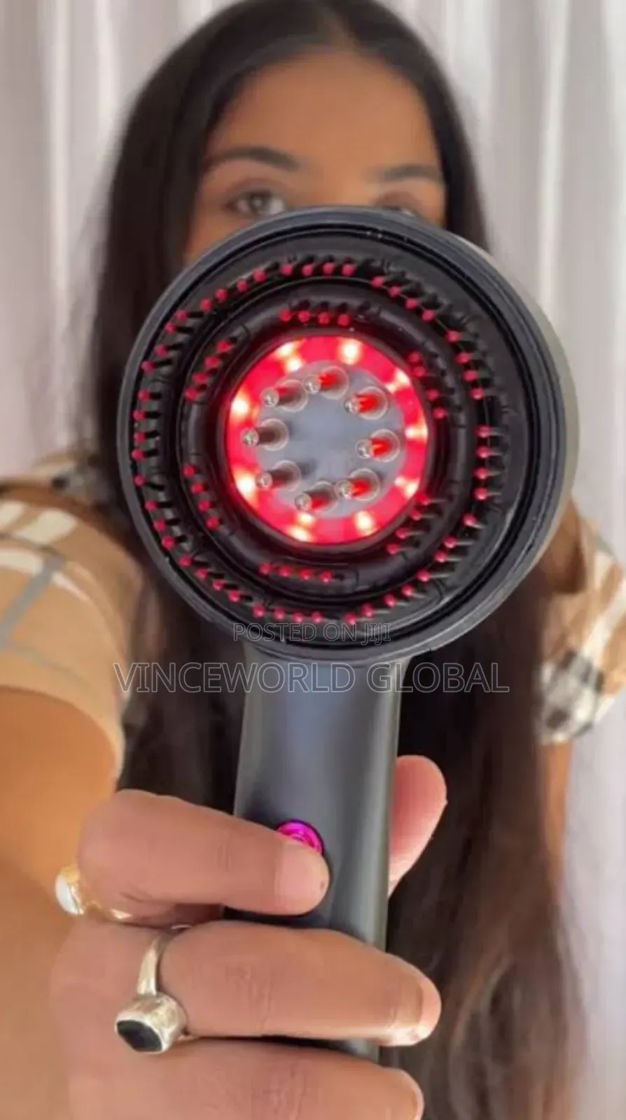 Red Light Hair Massager Scalp Massager For Hair Growth