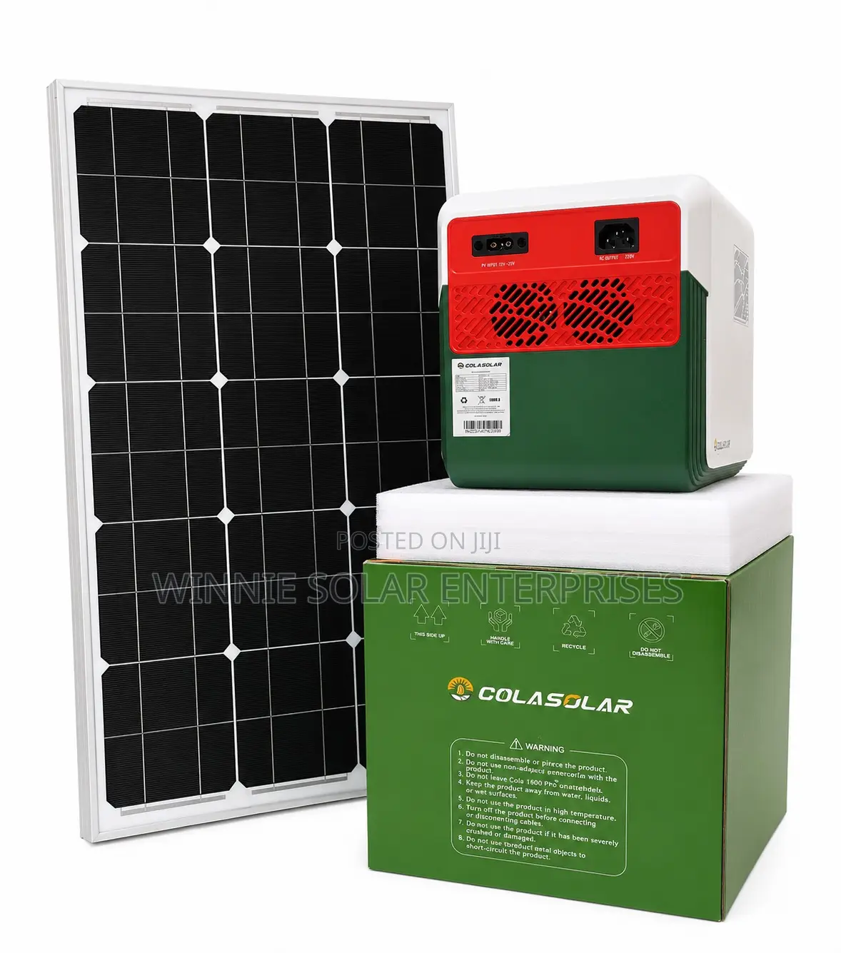 Cola 1000 Pro Solar Generator With 320w Panel
