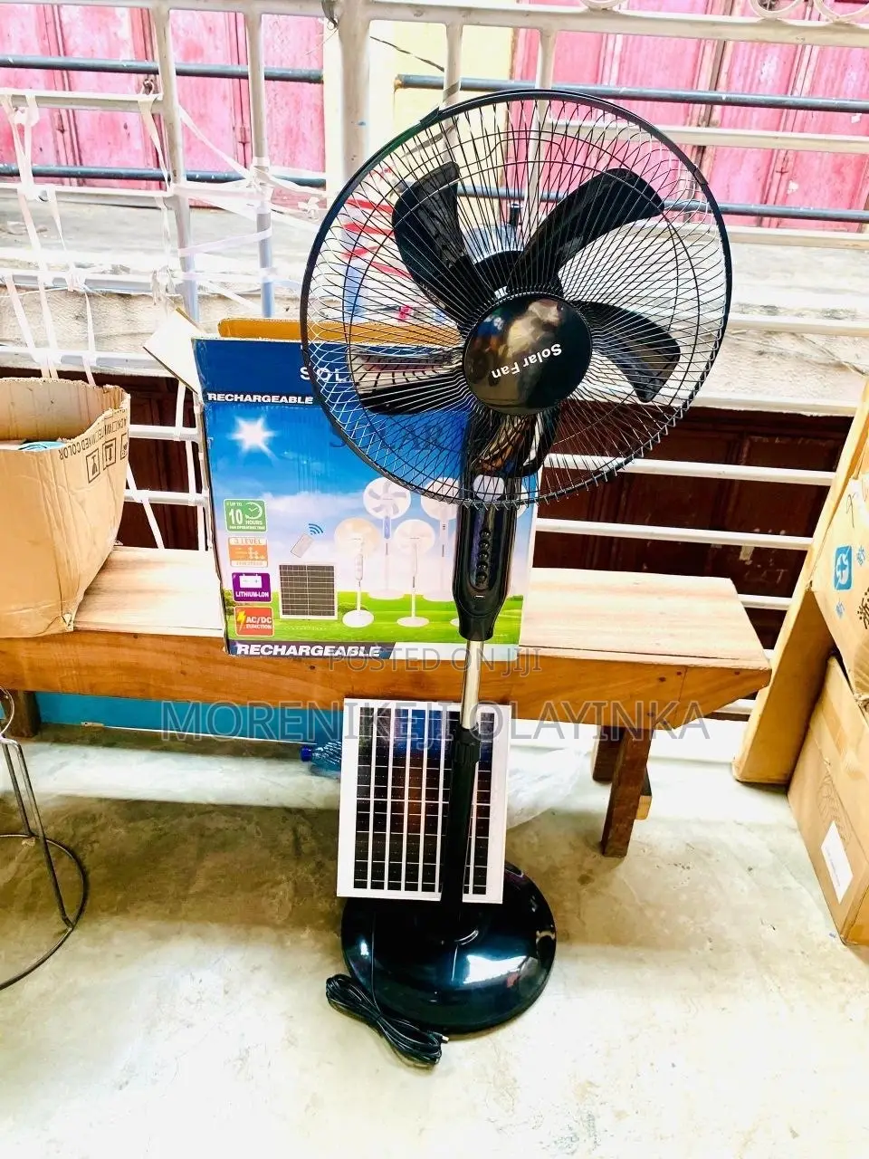 Solar Standing Fan