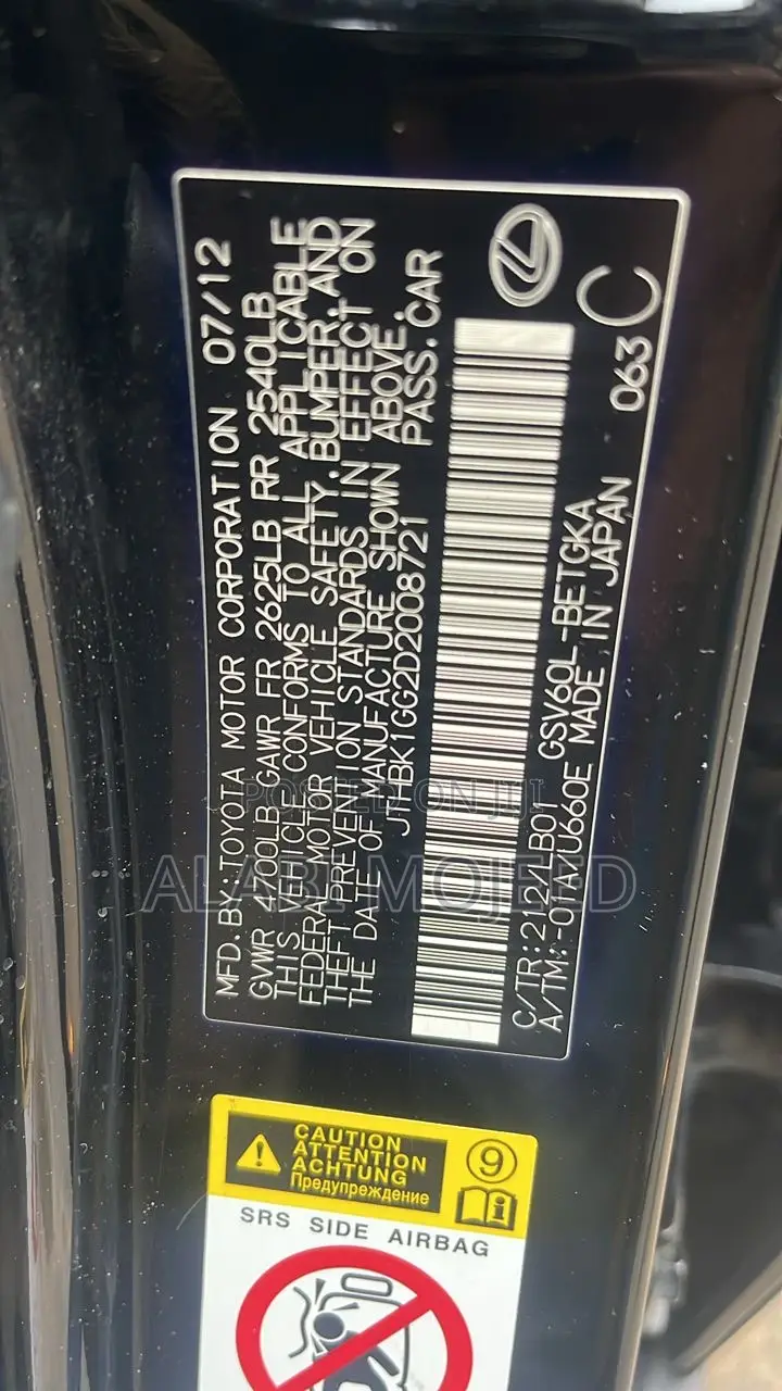 Lexus ES 350 FWD 2013 Black