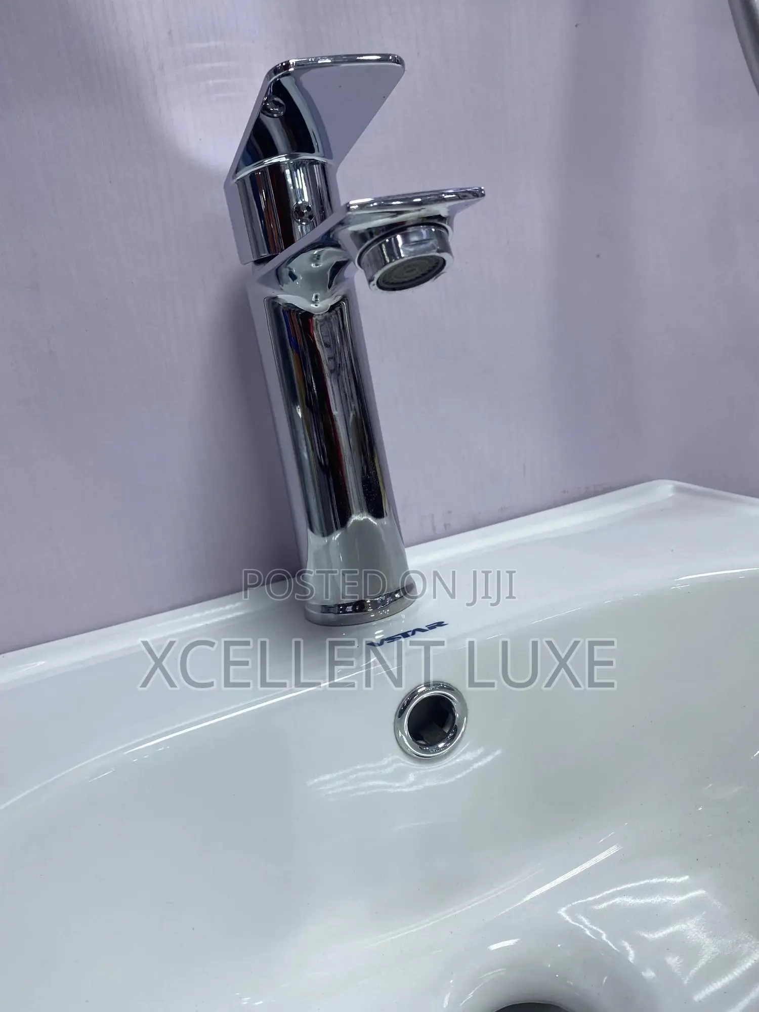 Basin Mixer Tap Chrome Made for Pressure