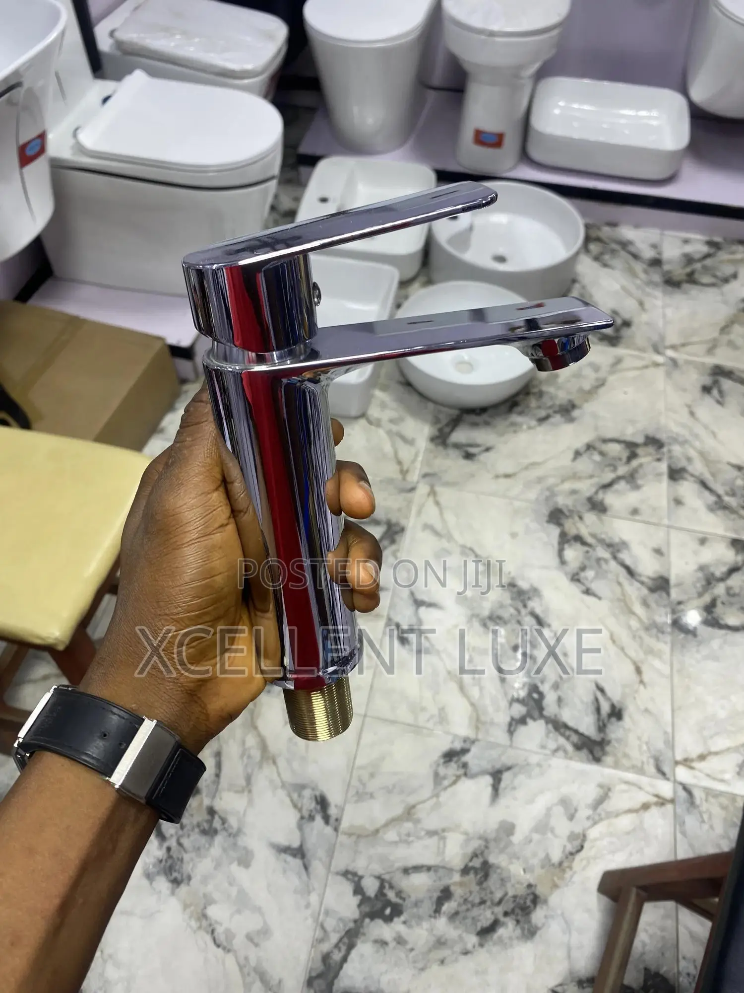Basin Mixer Tap Chrome Made for Pressure