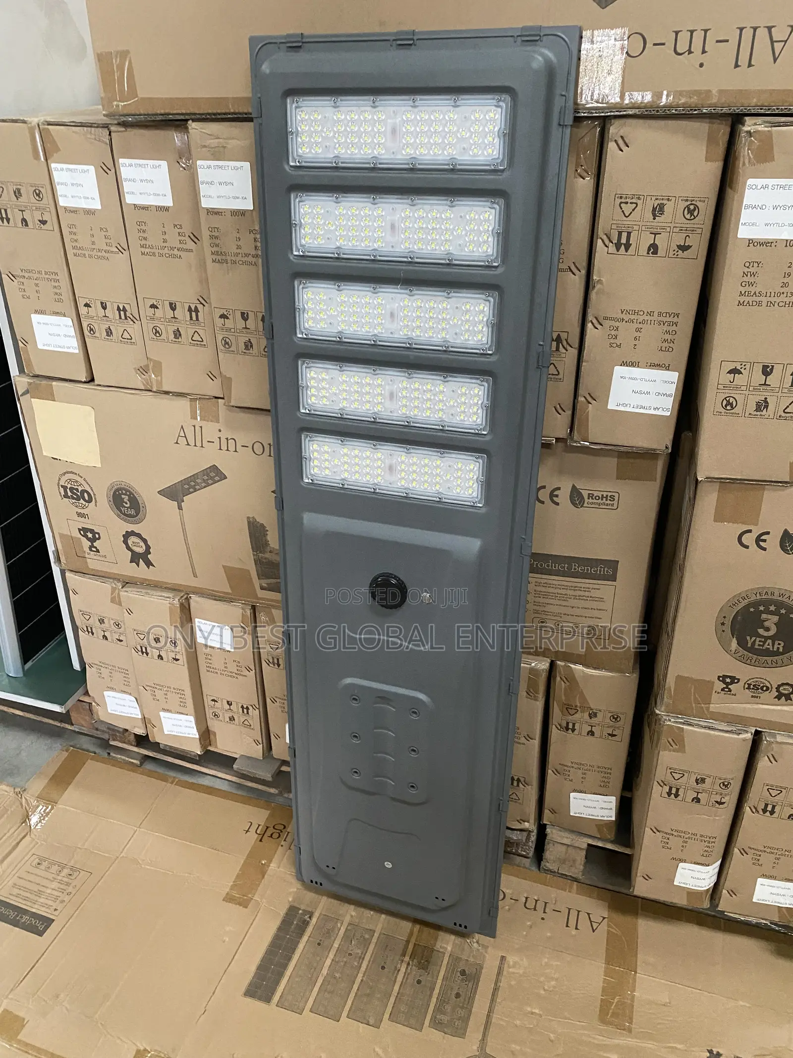 Smart Solar Street Light for Outdoor Lighting 5line Industrial Light