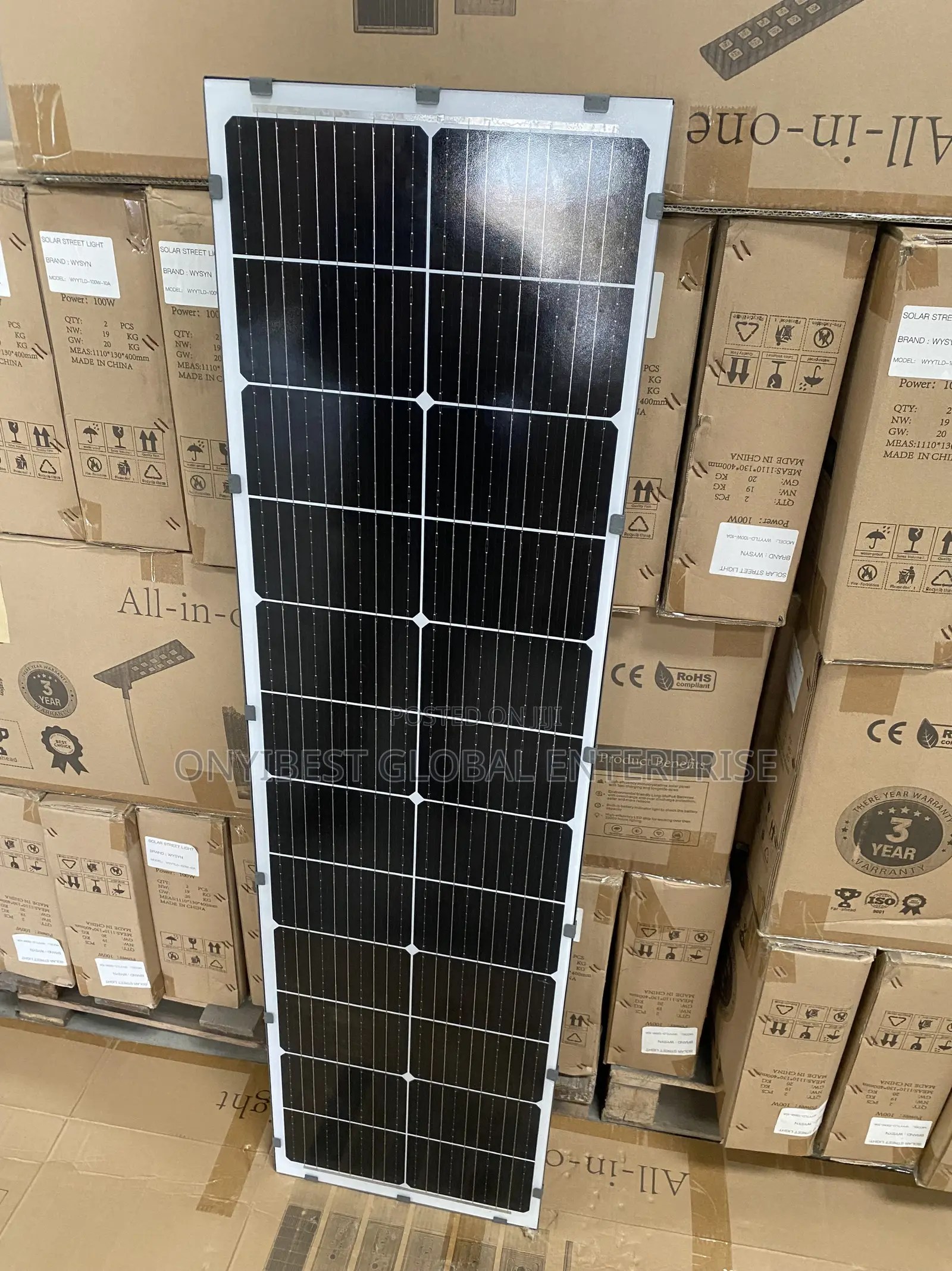 Smart Solar Street Light for Outdoor Lighting 5line Industrial Light