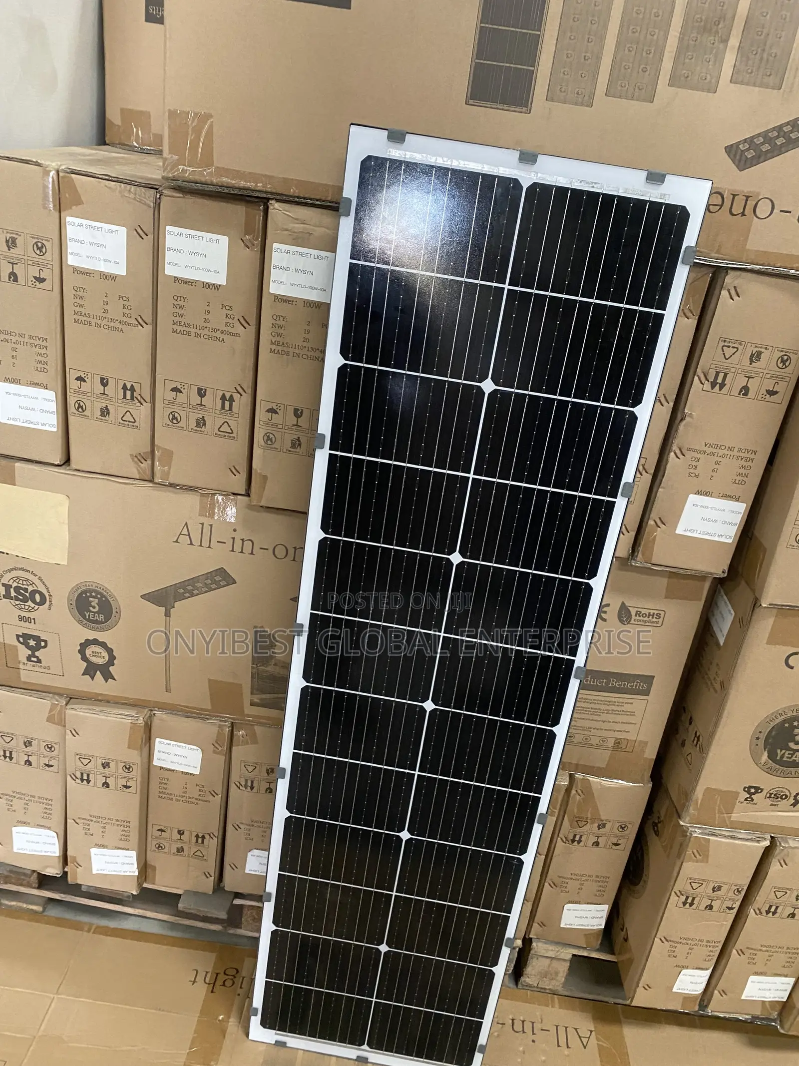 Premium Solar Street Lamp for Roads Compounds