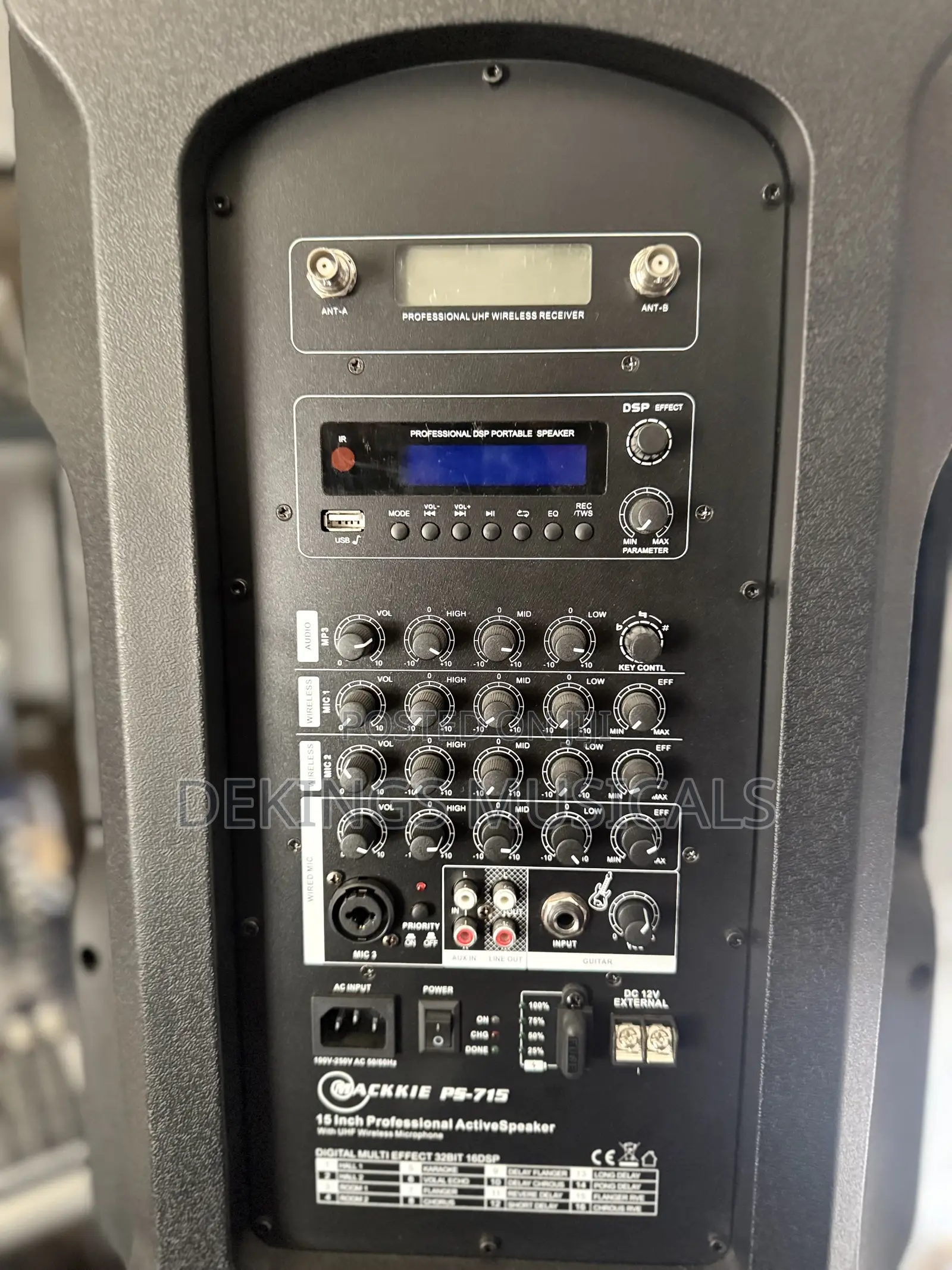 Mackkie Active Speakers With Bluetooth Ps-715
