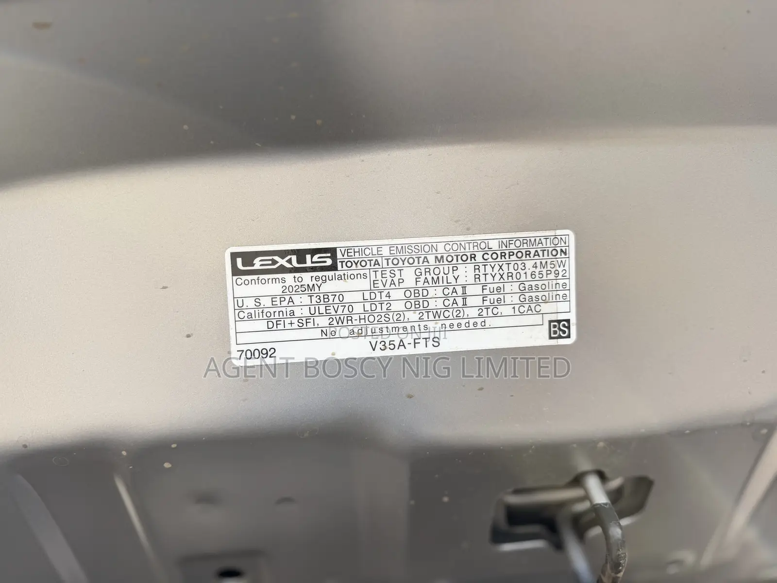 New Lexus LX 600 2025 Gray