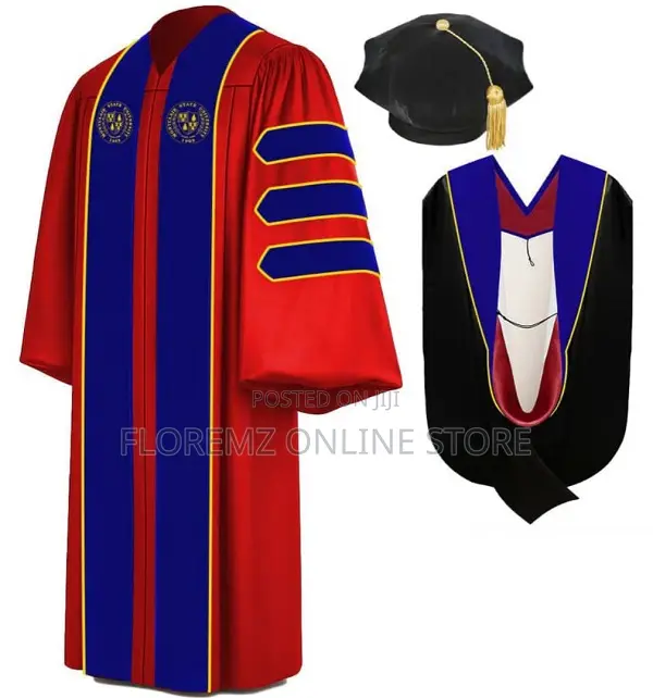 Doctorate / Phd Graduation Gown Collection For Production
