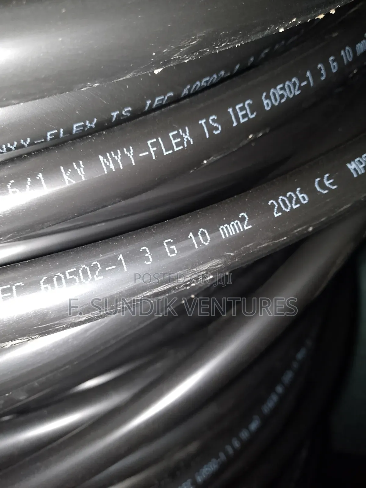 10mm 3core Flexible Cable