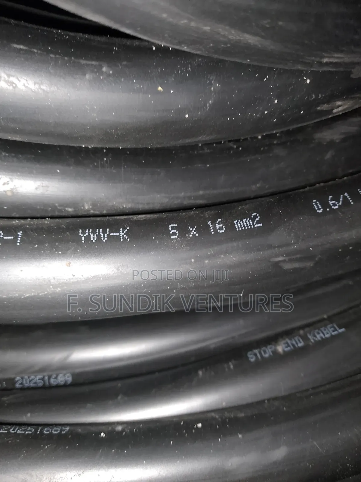 16mm 5core Flexible Cable