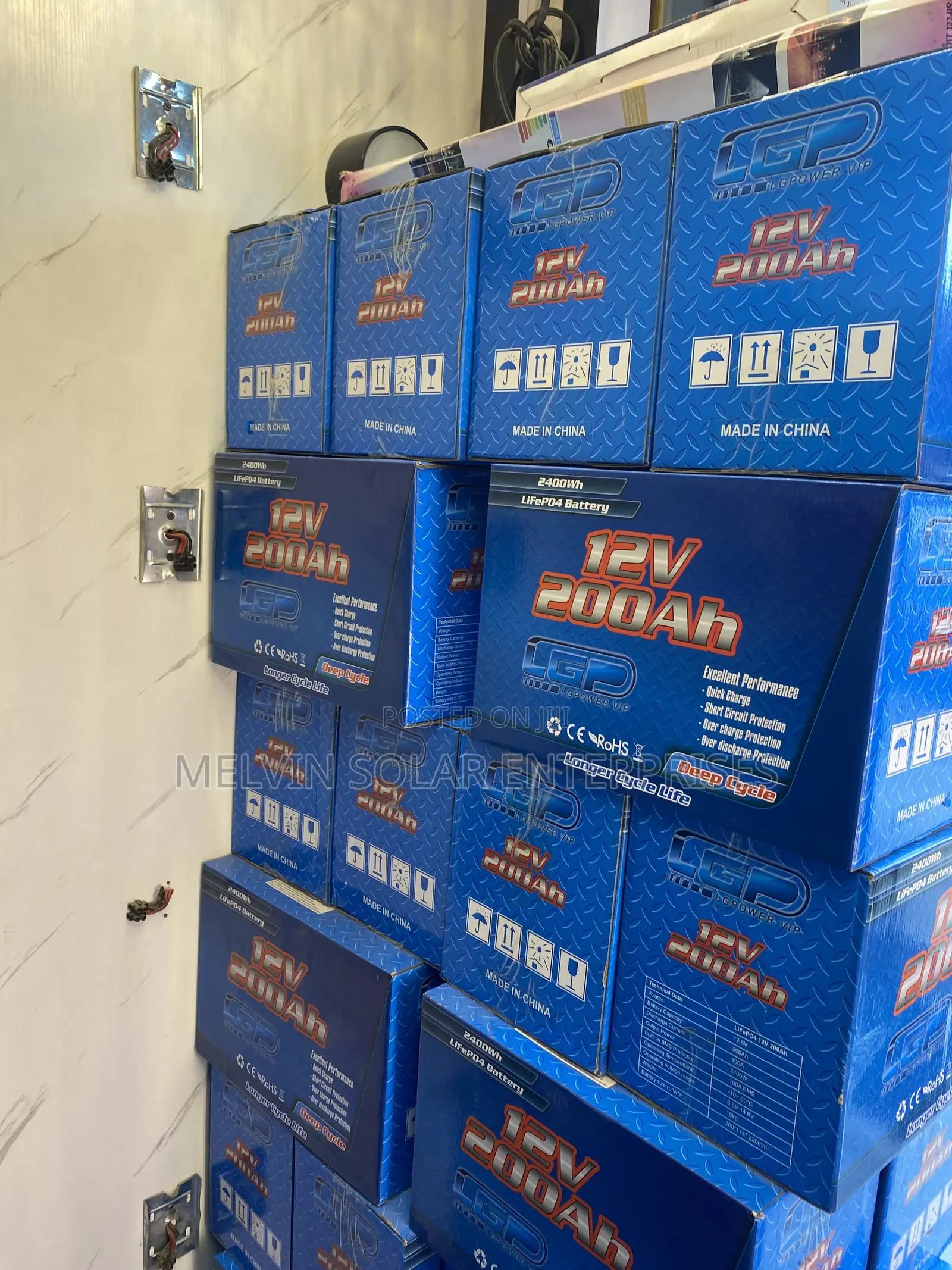 200ah 12v Lg Power Solar Lithium Ion Phosphate Batteries Now in Store
