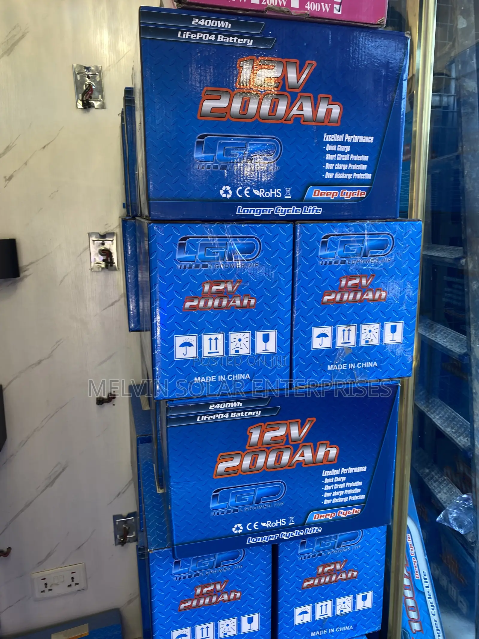200ah 12v Lg Power Solar Lithium Ion Phosphate Batteries Now in Store