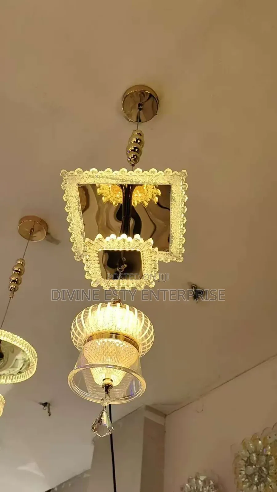 Modern Geometric Led Pendant Lights
