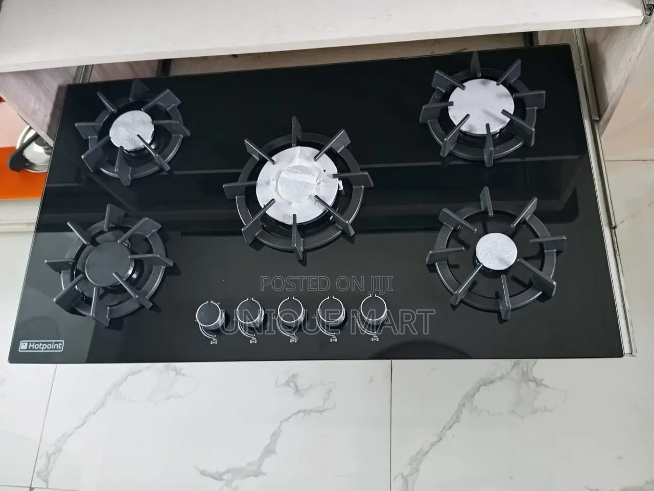 90cm 5 Ways Gas Burner. Brand: Hotpoint
