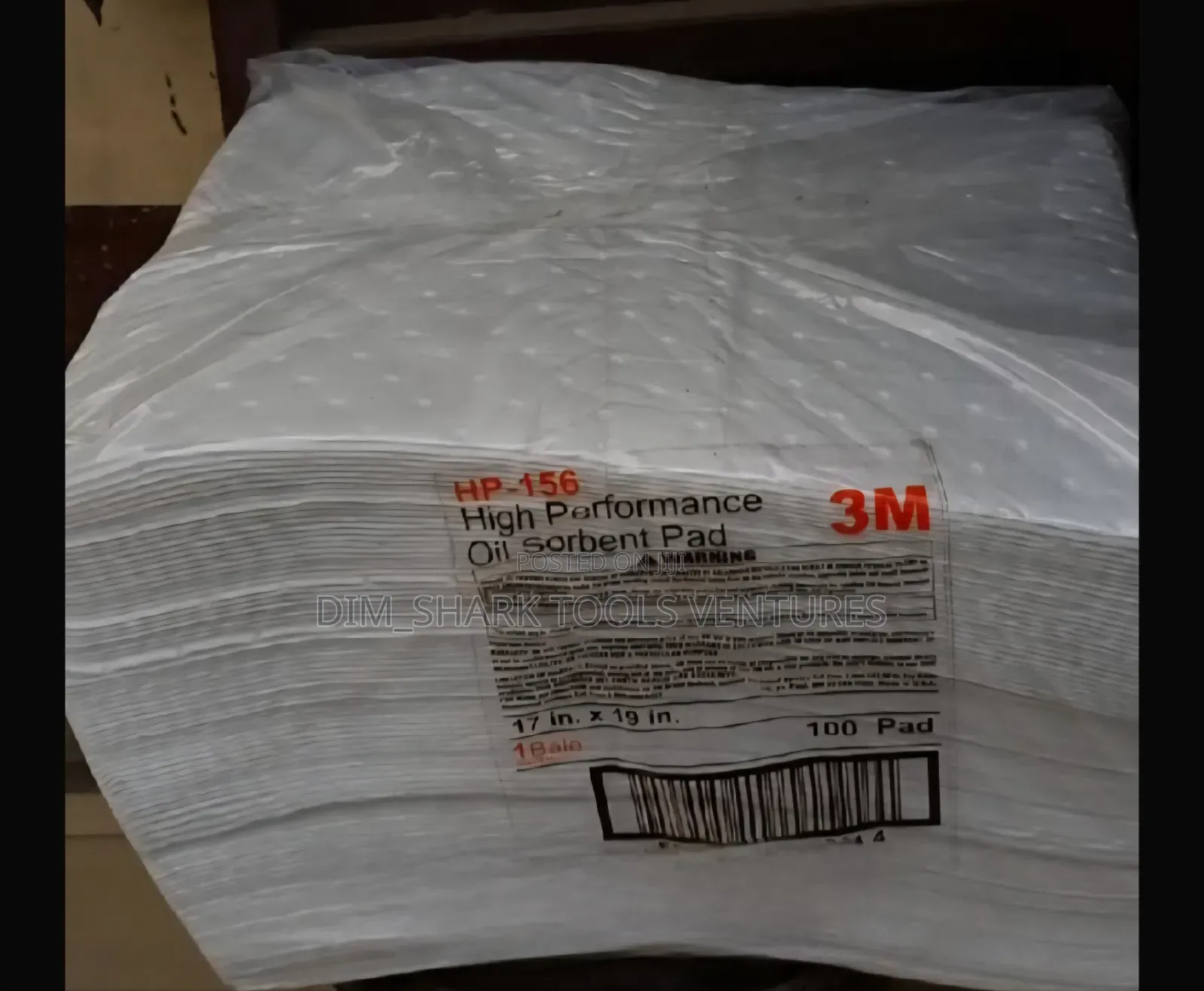 100 3m High Performance Oil Absorbent Pads