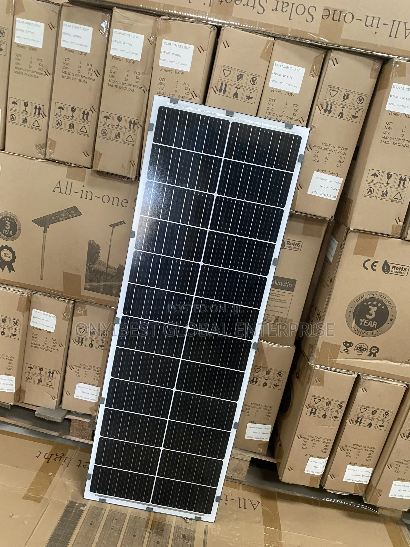 Waterproof Solar Street Light for All Weather Conditions