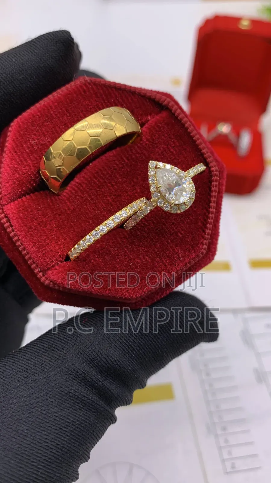 Vs Moissanite Diamond Gold Wedding Ring