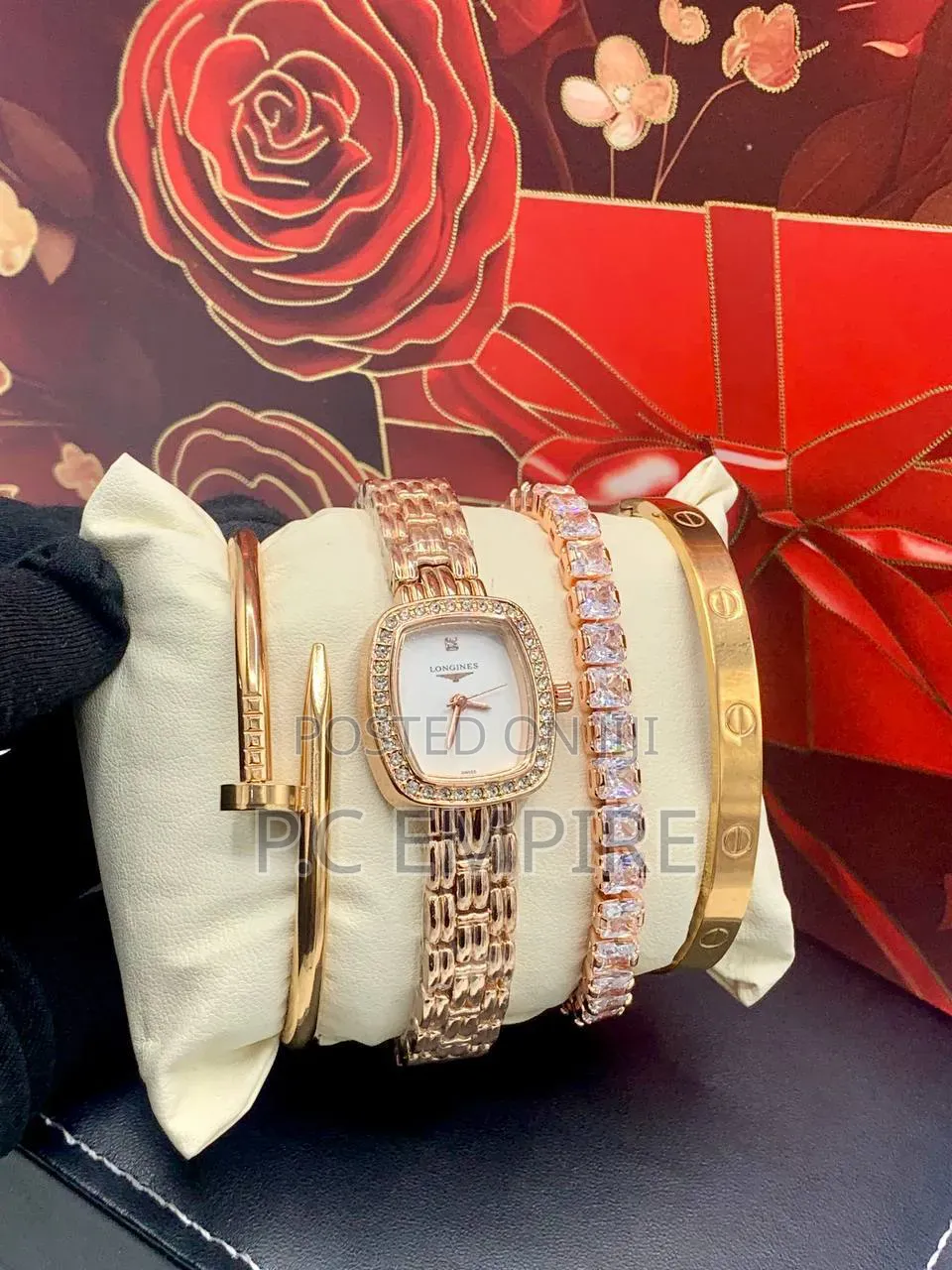Affordable Dw and Longine Female Watch Set  