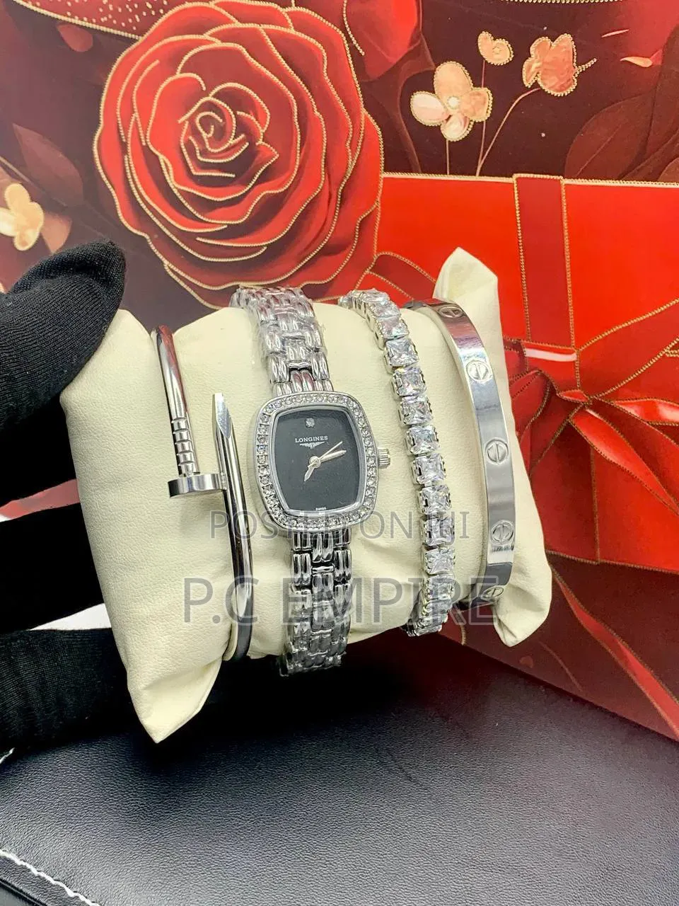 Affordable Dw and Longine Female Watch Set  