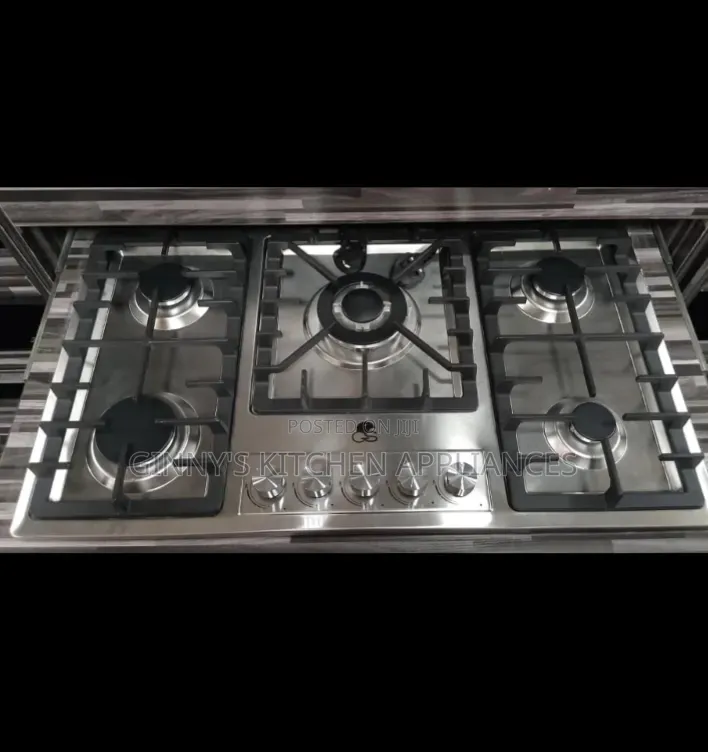 Gs Five Burners Gas Built in Cooker