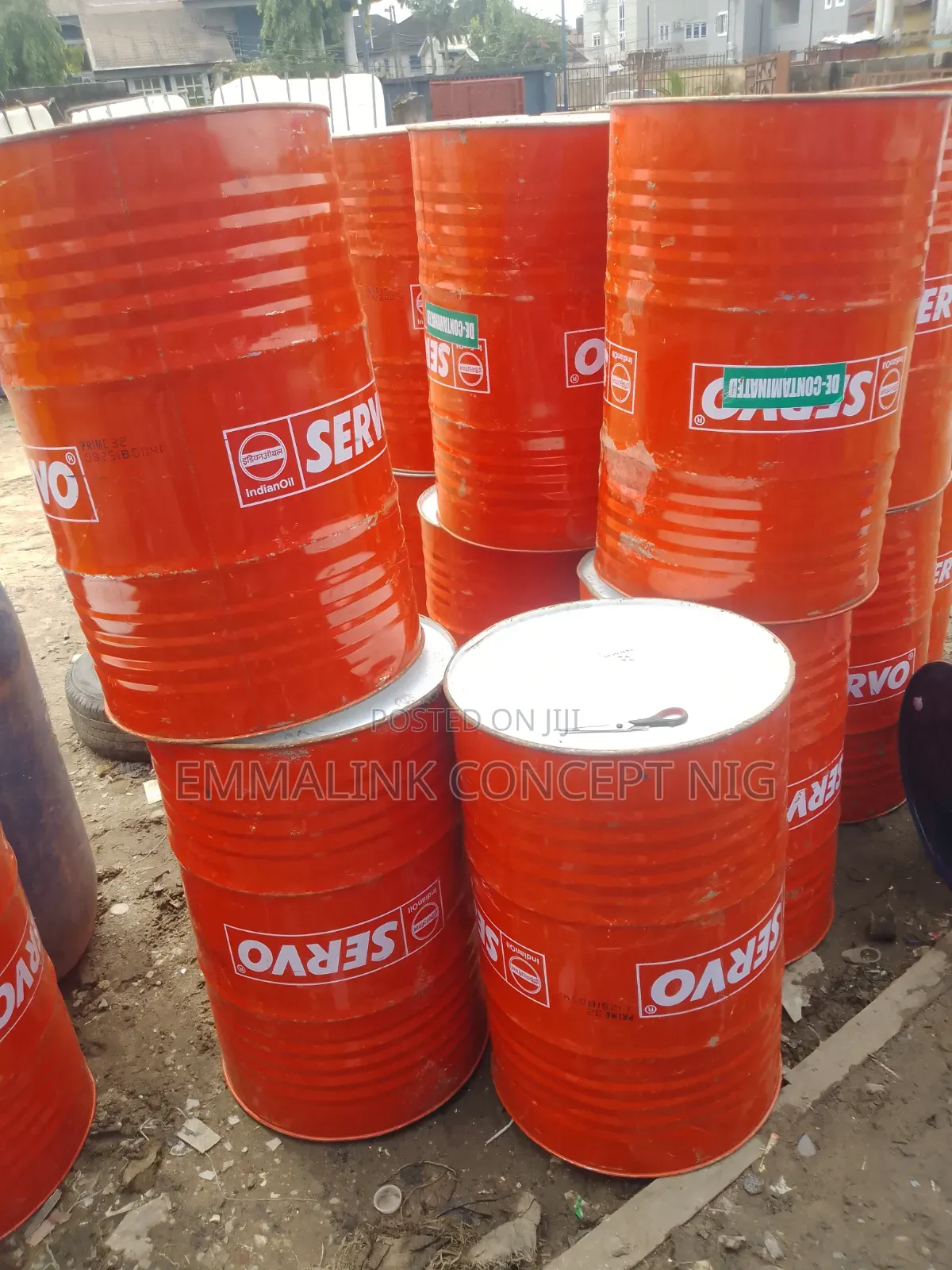 New Empty Metal Drum