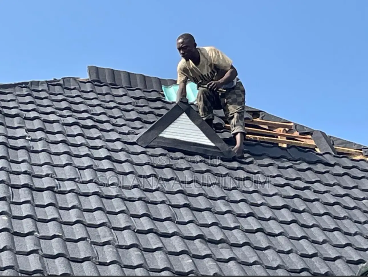 Very Thick Korea Stone Coated Rooftiles