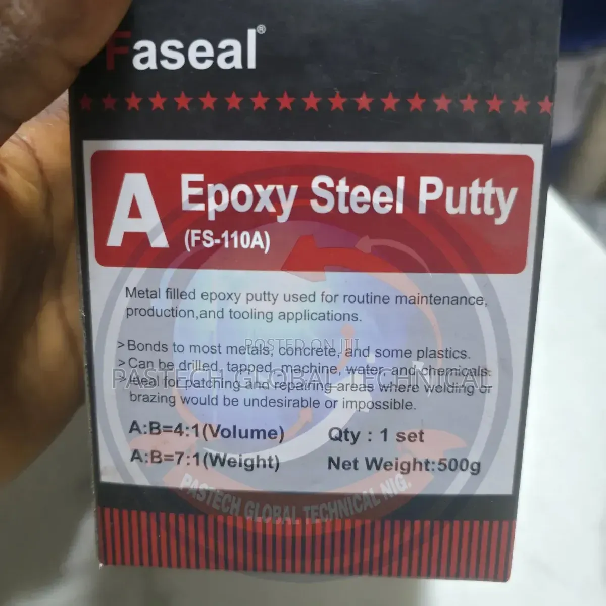 Faseal Epoxy Steel Putty (Fs-110a),