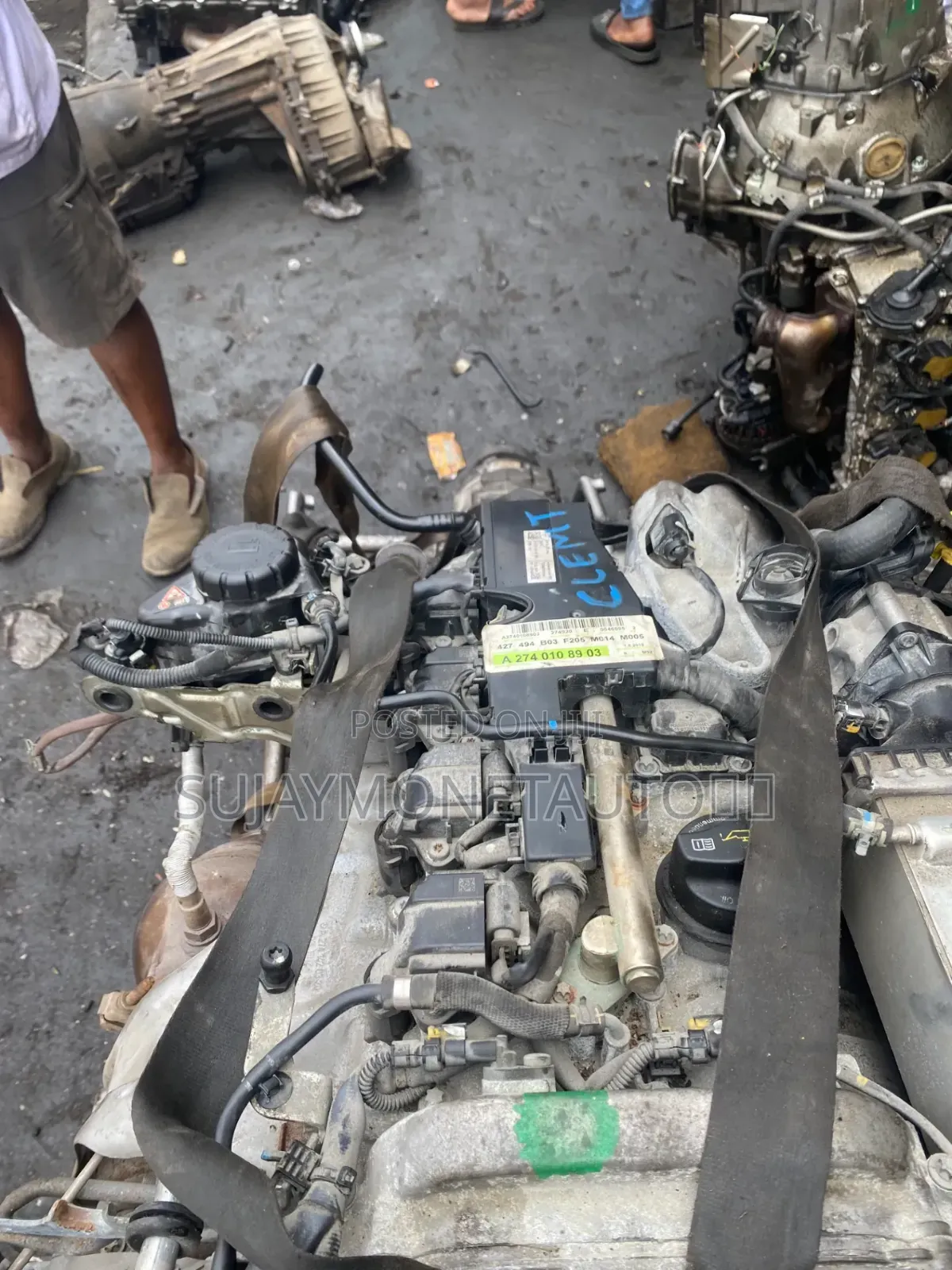 Mercedes Benz Complete Engine 274 Direct Tokunbo Gle,Glc,205,E Class