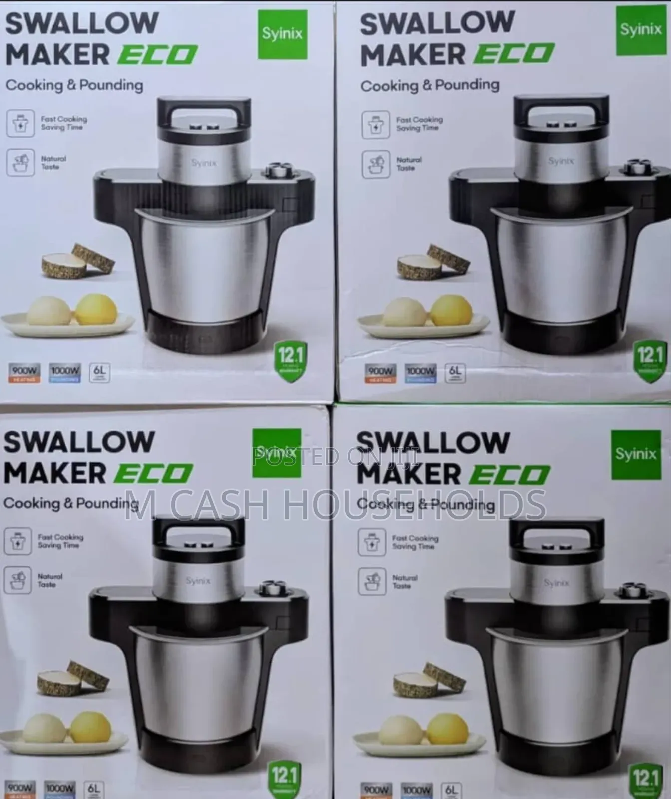Swallow Maker Cooking and Pounding 6liter