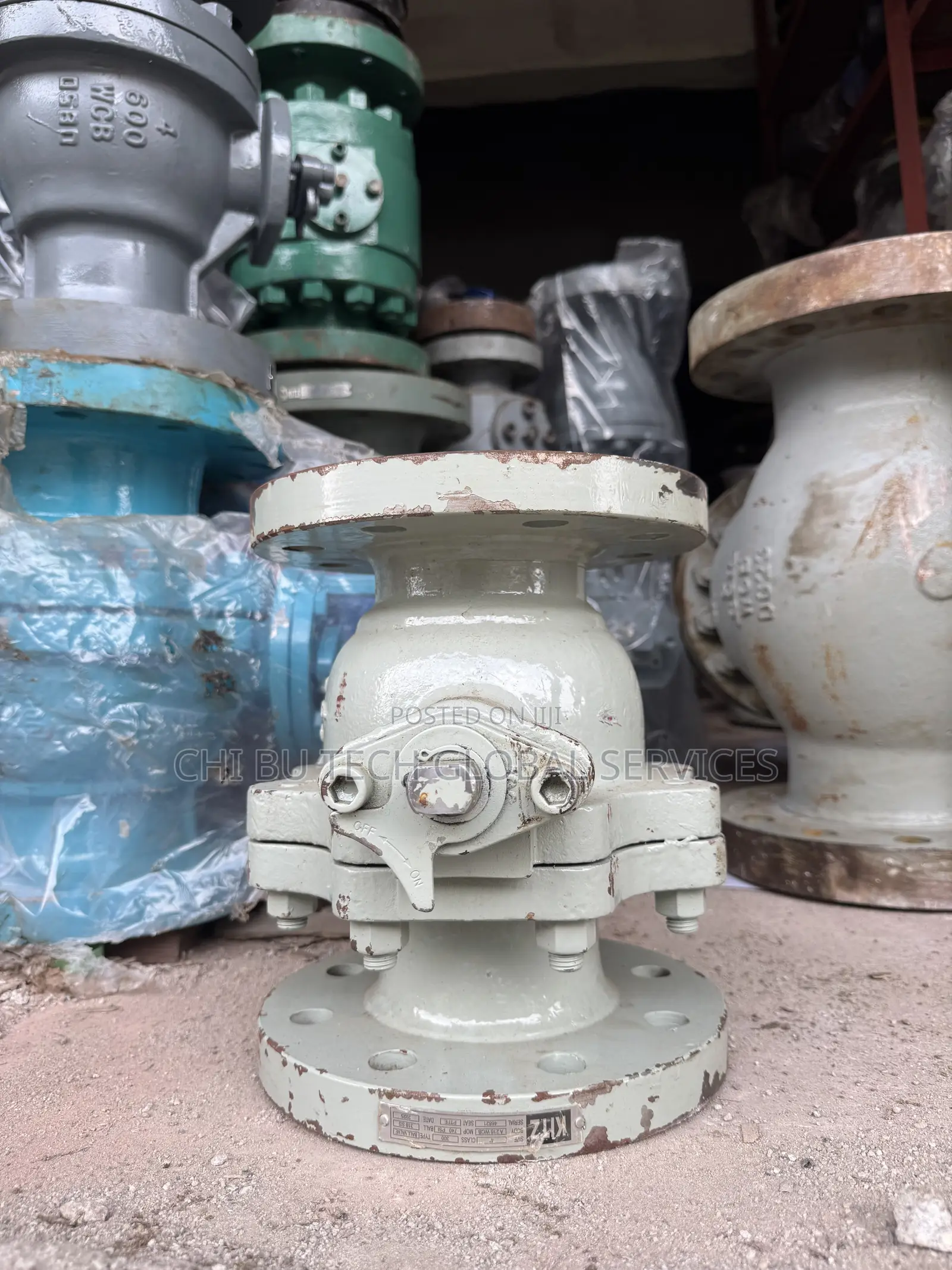 4-Inch, Class 300 Flanged Ball Valve Made From WCB (Cast Carbon Steel)