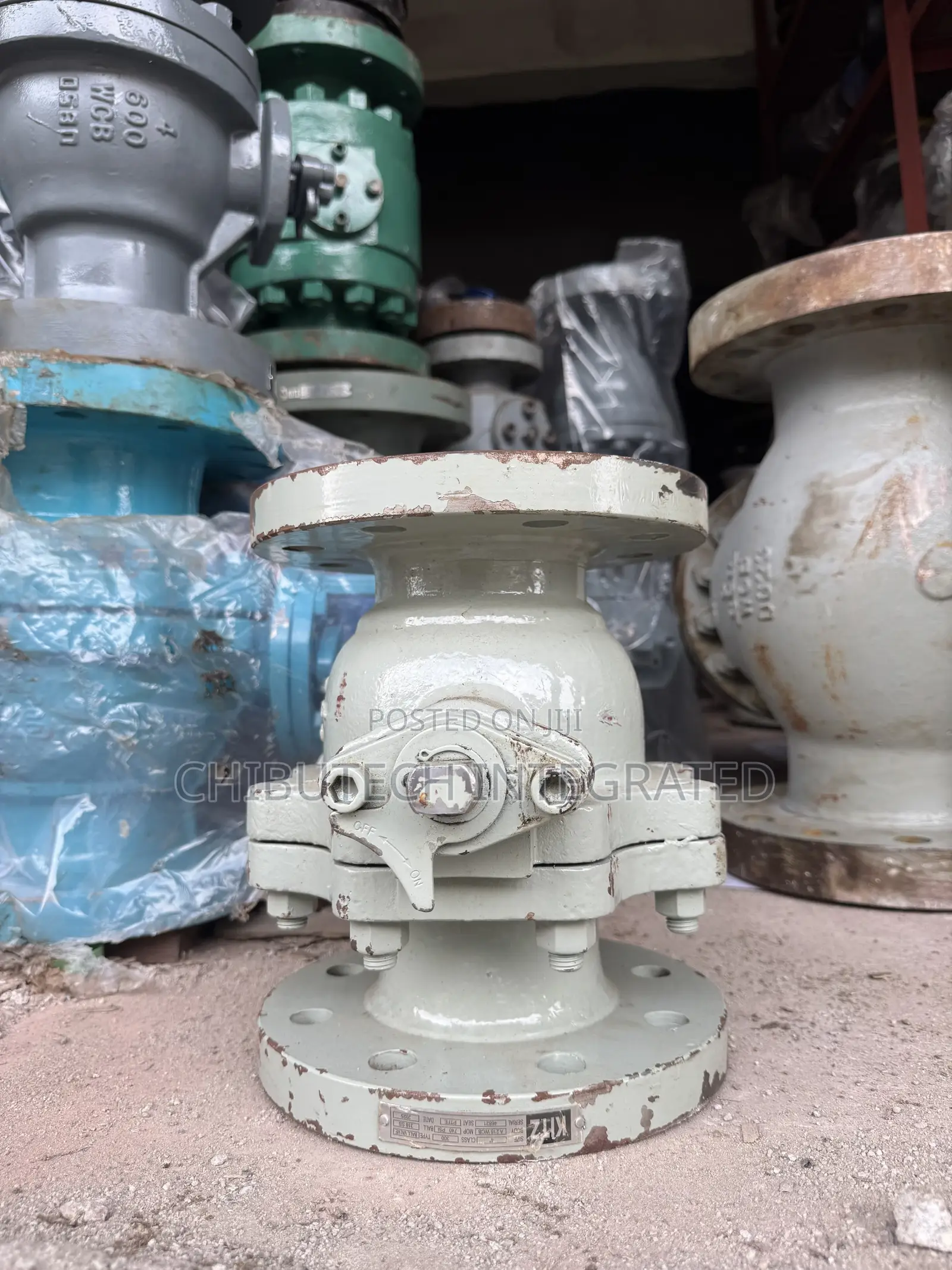 4-Inch, Class 300 Flanged Ball Valve Made From WCB (Cast Carbon Steel)