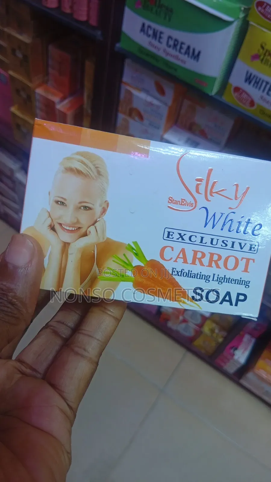 Easy Tone Whiten-Ing Soap and Silky White Carrot Soap
