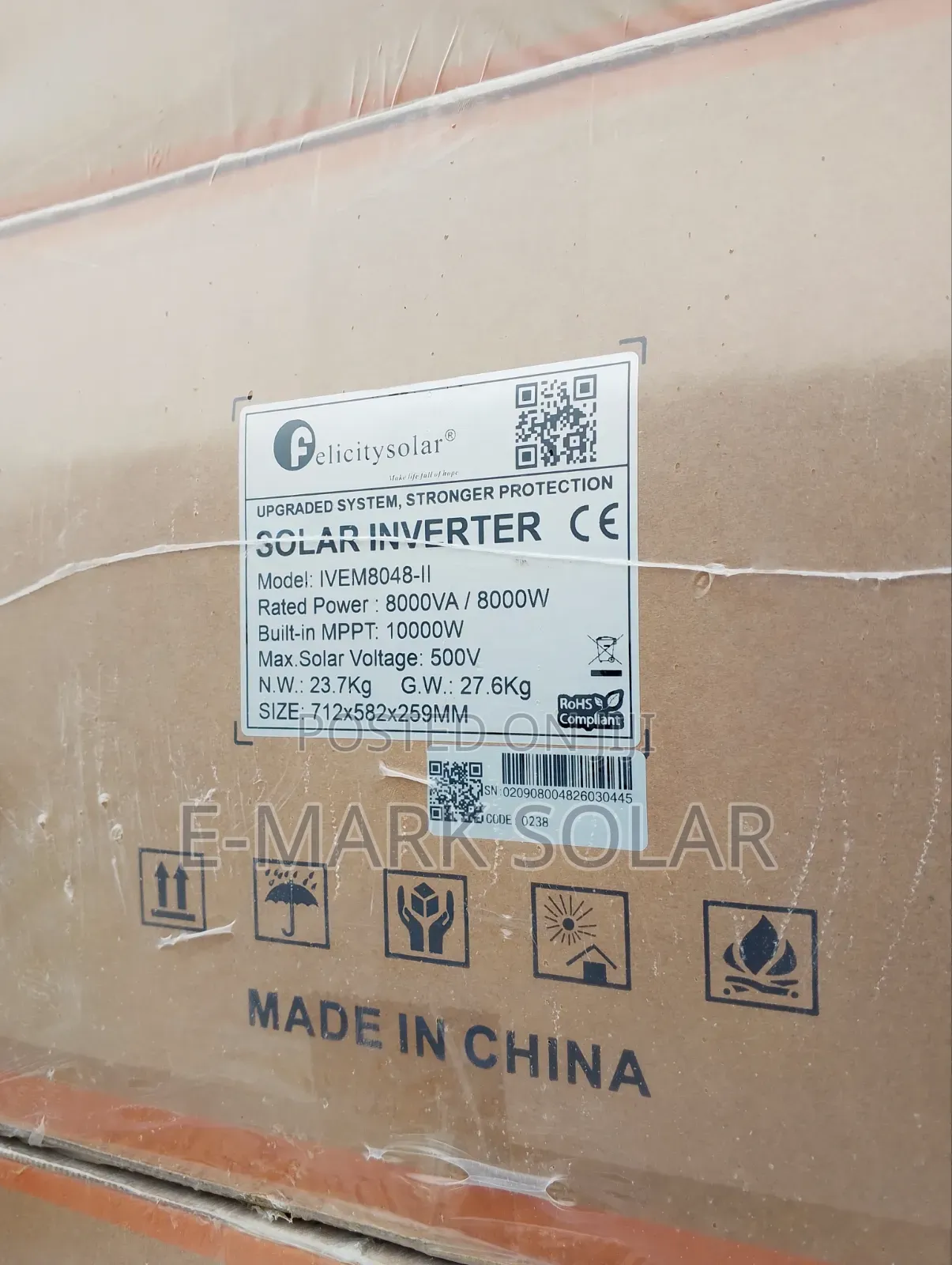 Felicity 8kva 48v Hybrid Inverter – Available 
Upgrade Your Power