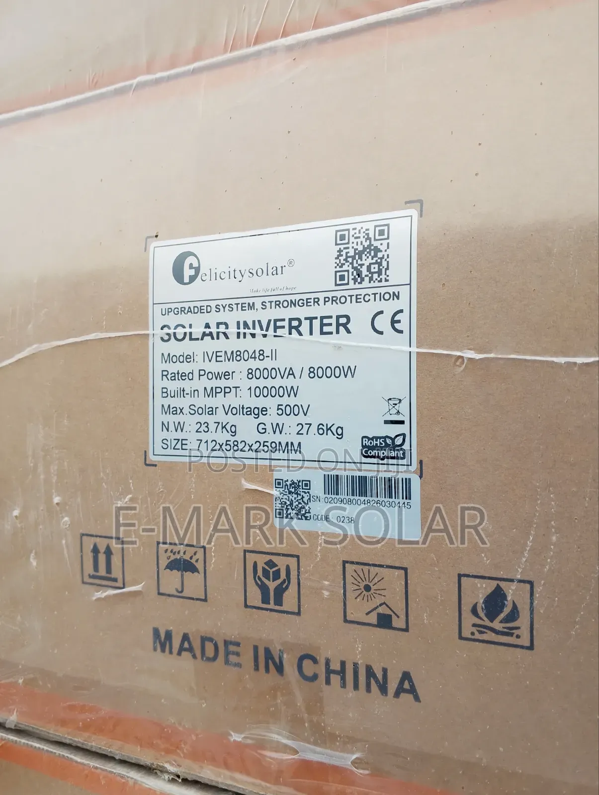 8kva Felicity 48v Hybrid Inverter Available Now Call Us Today and Get
