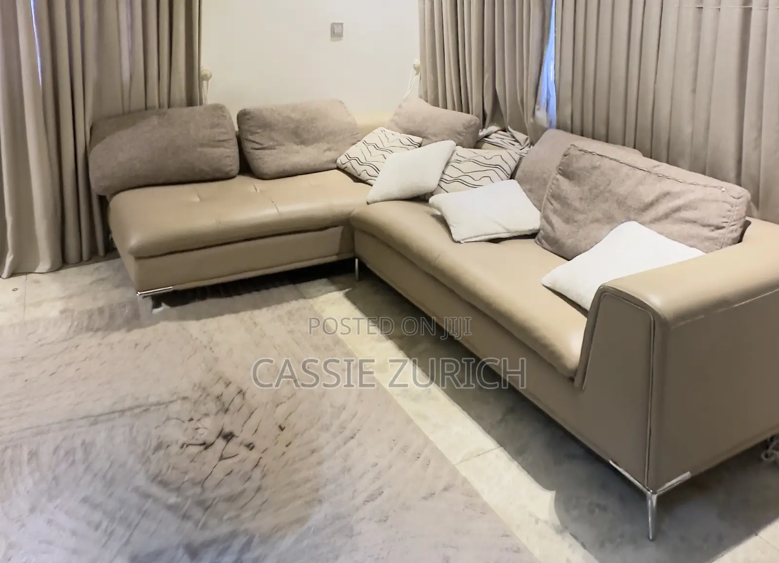 Luxury Modern L-Shaped Sofa 8 Seaters