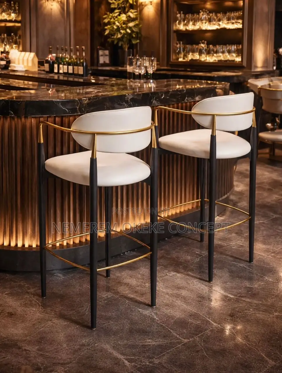 Luxury Bar Counter Chair