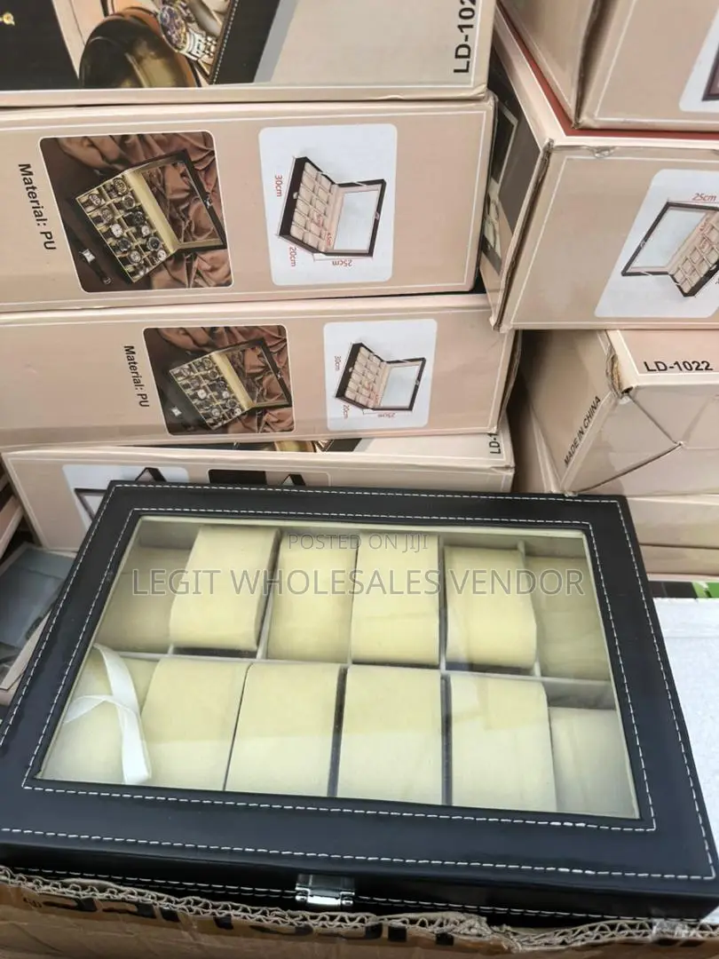 12 Slot Watch Box/Watch Organizer