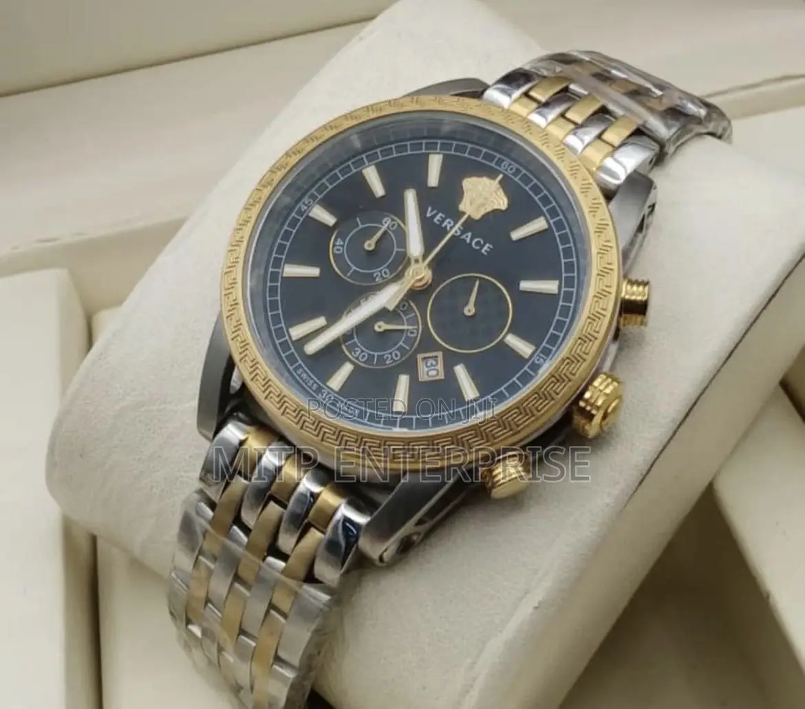Men Versace Chain Wristwatch