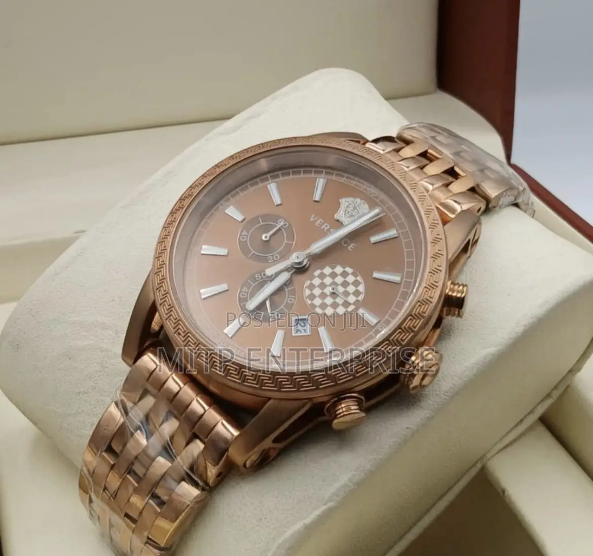 Men Versace Chain Wristwatch