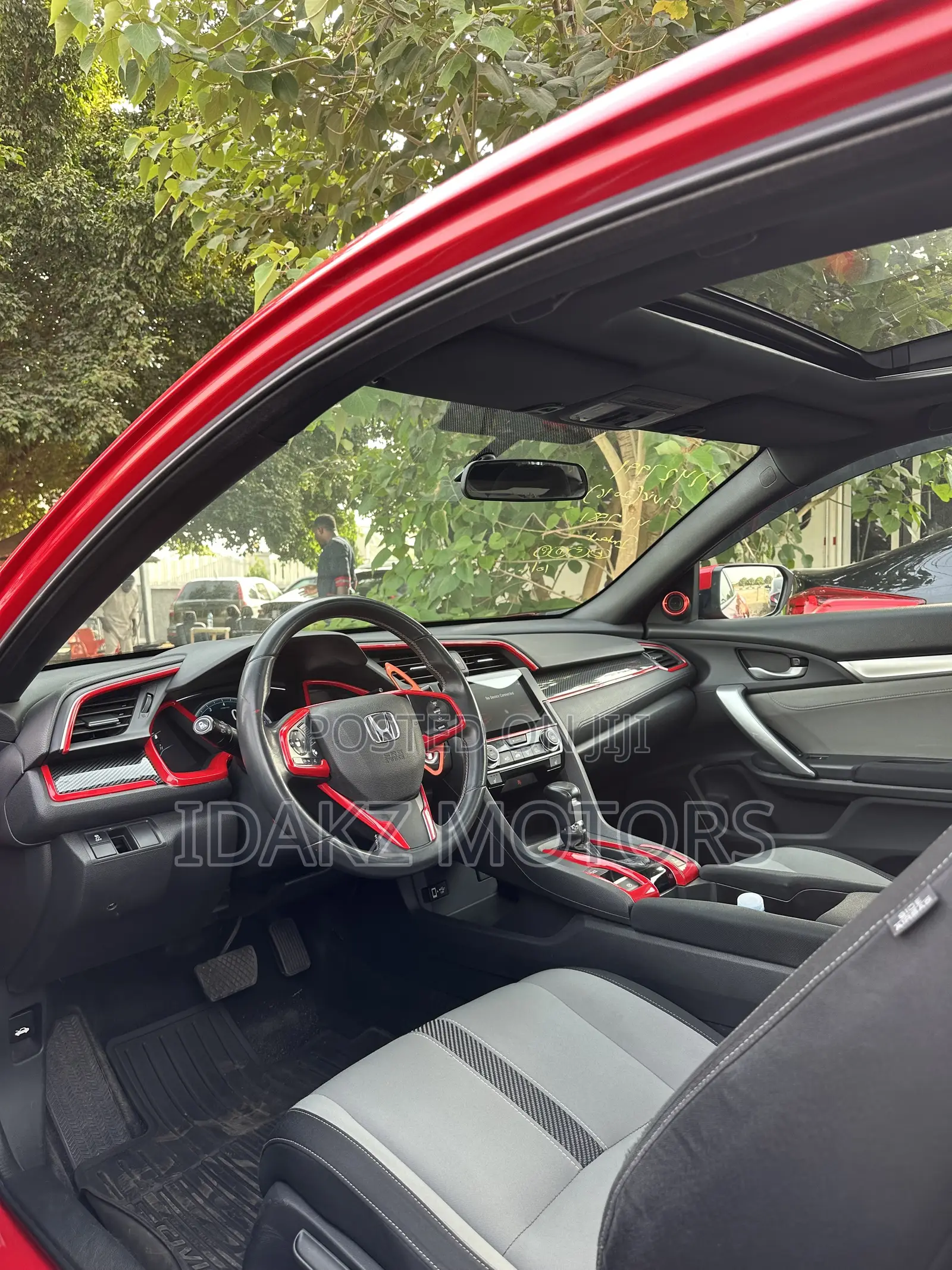 Honda Civic Touring 2dr Coupe (1.5L 4cyl) 2017 Red