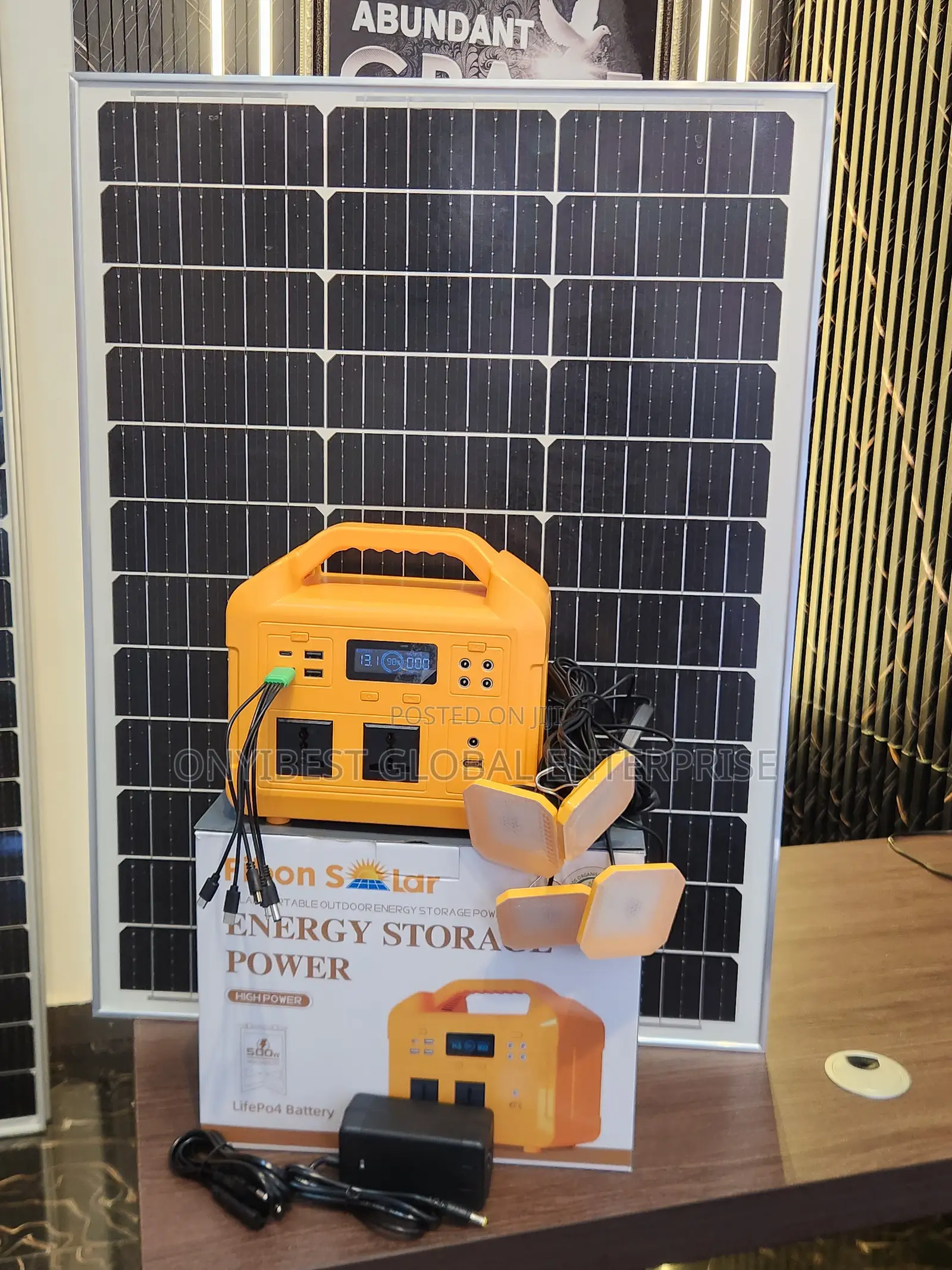Portable Solar Generator With Solar Panel | Backup Power Solution