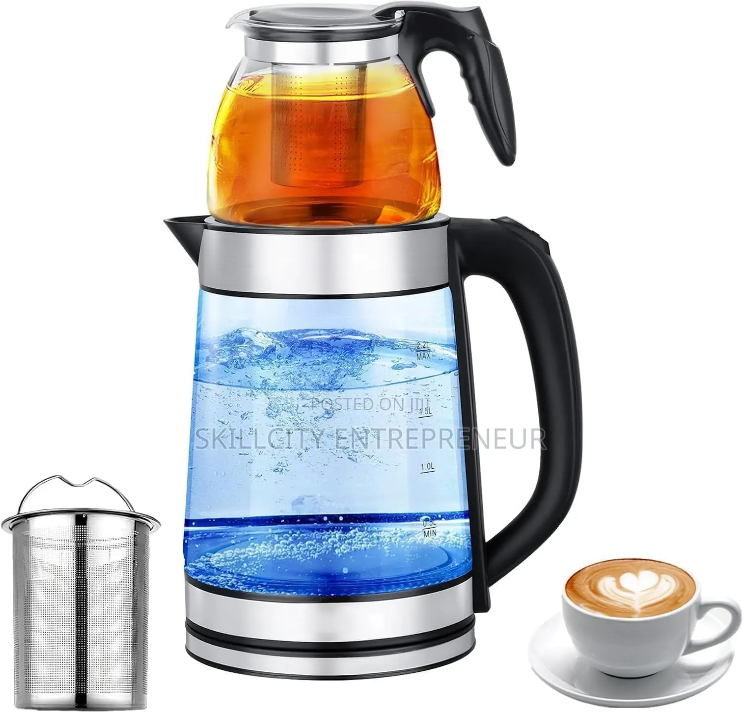 Hoffmans 2-in-1 Electric Kettle