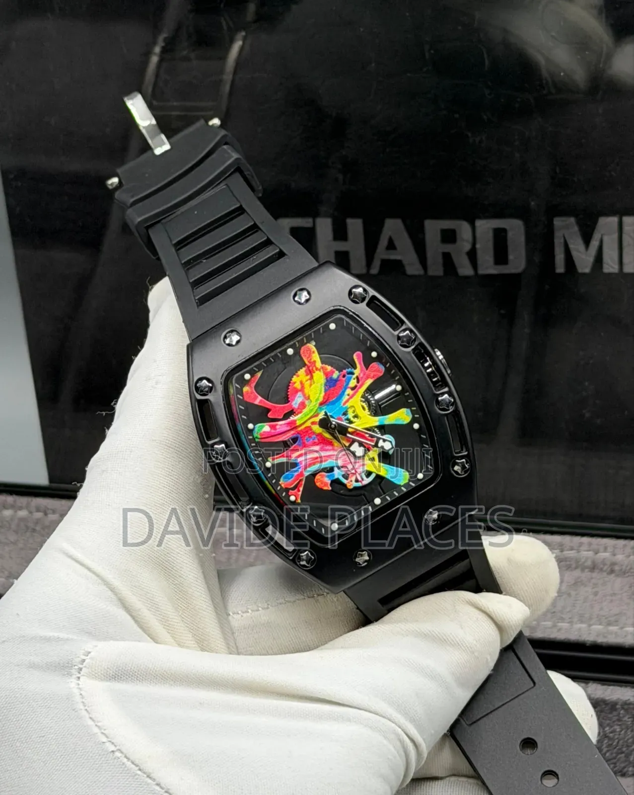Richard Mille, Design, Stainless Steel Head, Transparent Back, Rub