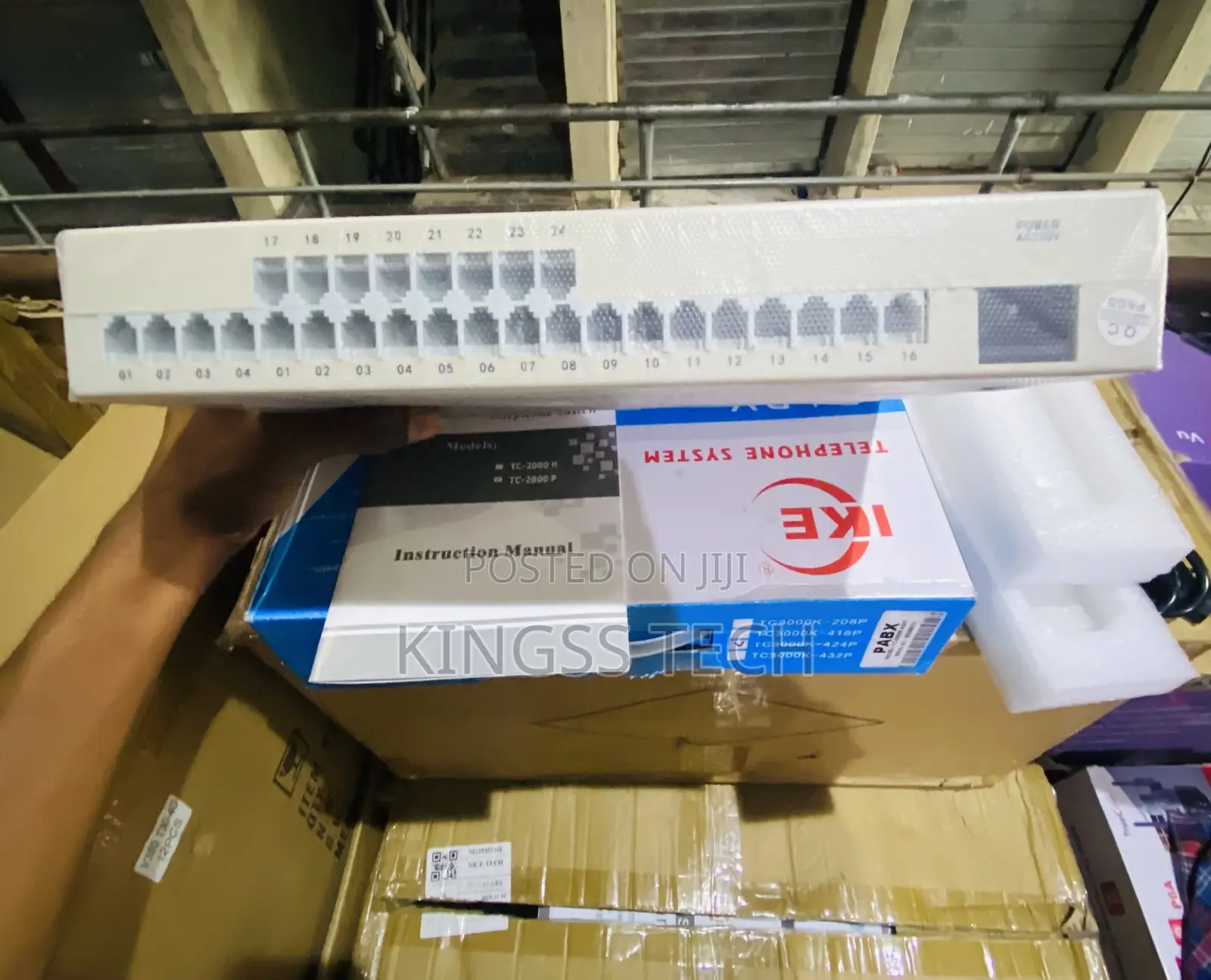 Ike Pabx Telephone Switch System 24 Channel