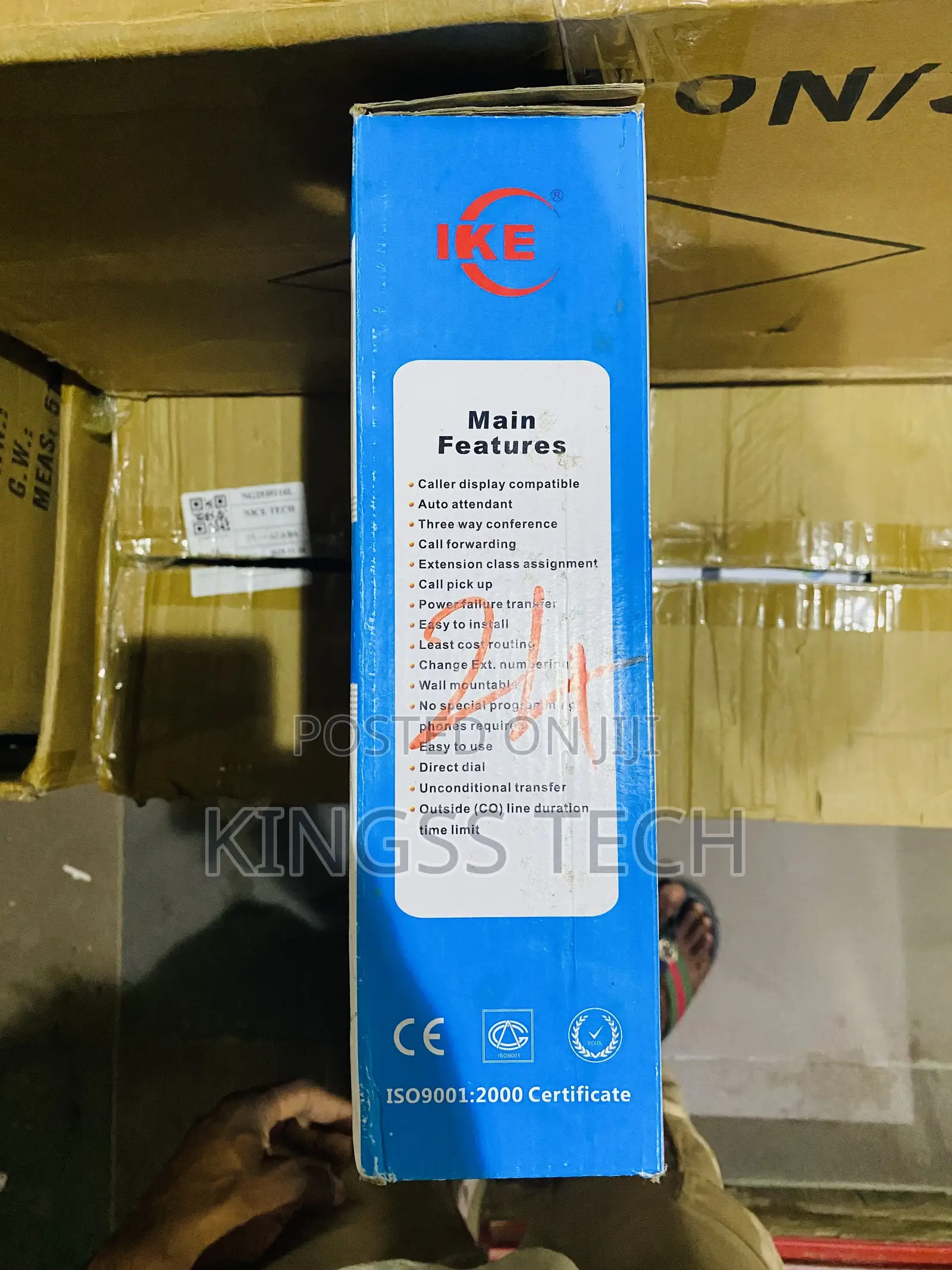 Ike Pabx Telephone Switch System 24 Channel