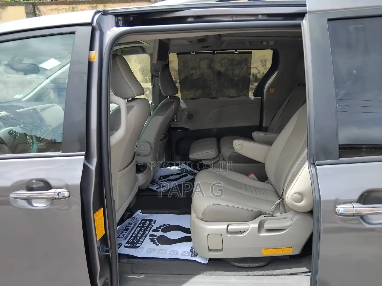Toyota Sienna Limited 7 Passenger 2012 Gray