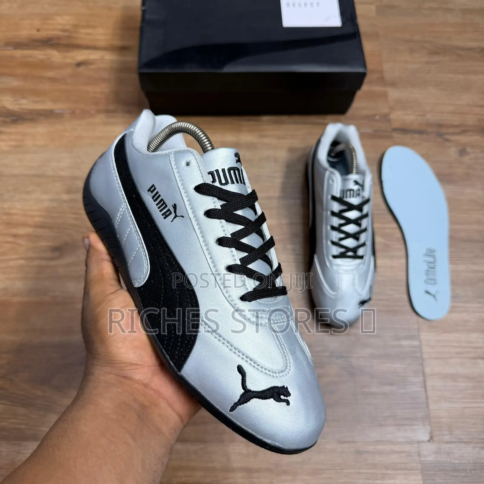 Puma Speedcat Og Silver Black Sneakers