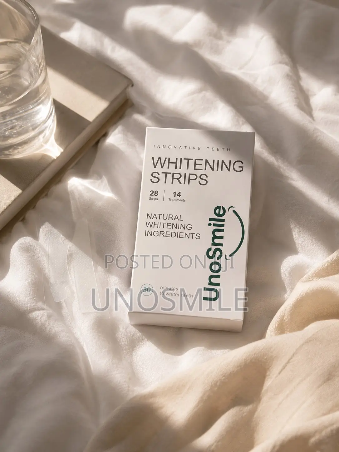 Remove Yellow Teeth Fast | Unosmile Whitening Strips | 28 Strips
