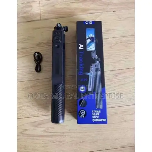 Ai Face Tracking Selfie Stick Long Tripod 1.6m