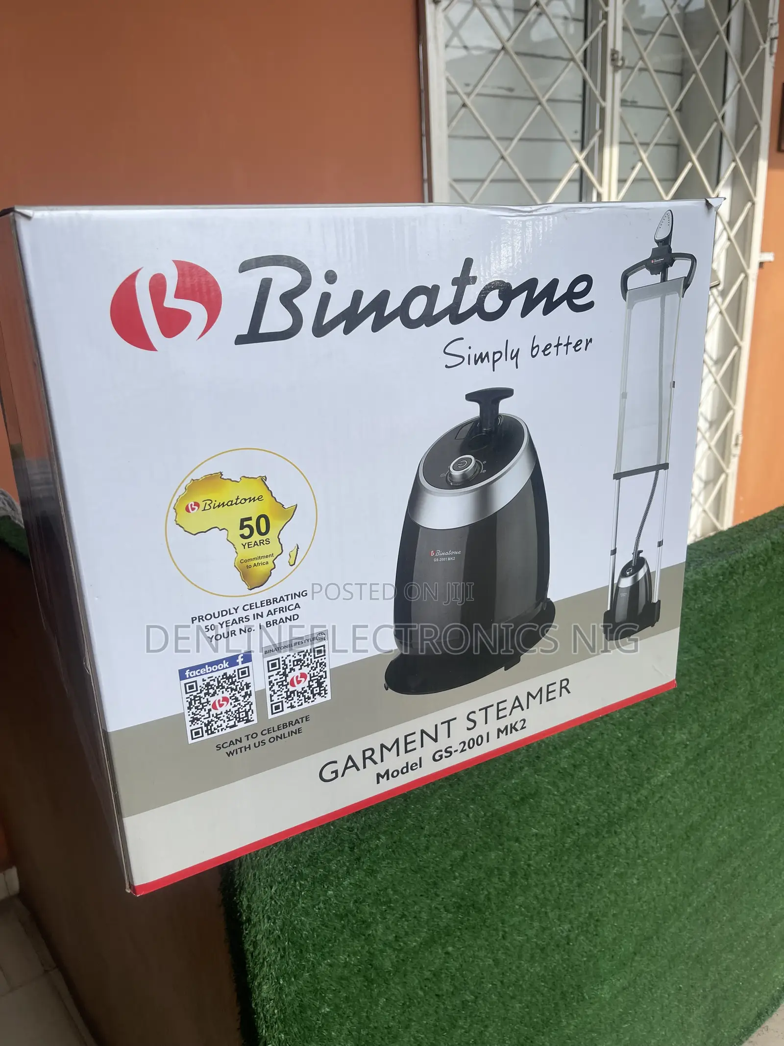 Brand New Original Binatone Standing Garment Steamer